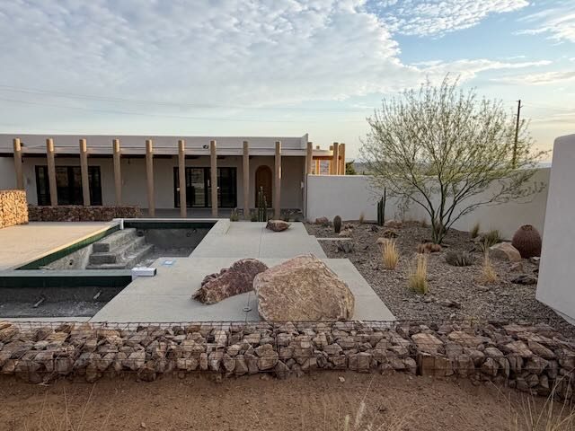 Boulders & Pool after