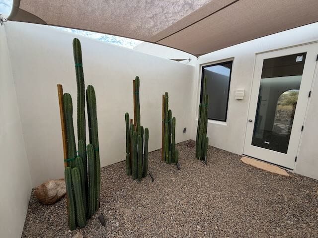 Guest courtyard after